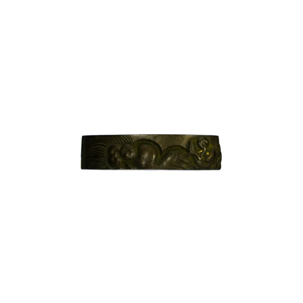 Antique Fuchi Kashira for Samurai Sword (F-39) - Image 6