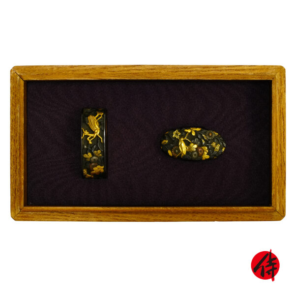 Antique Fuchi Kashira for Samurai Sword (F-34)
