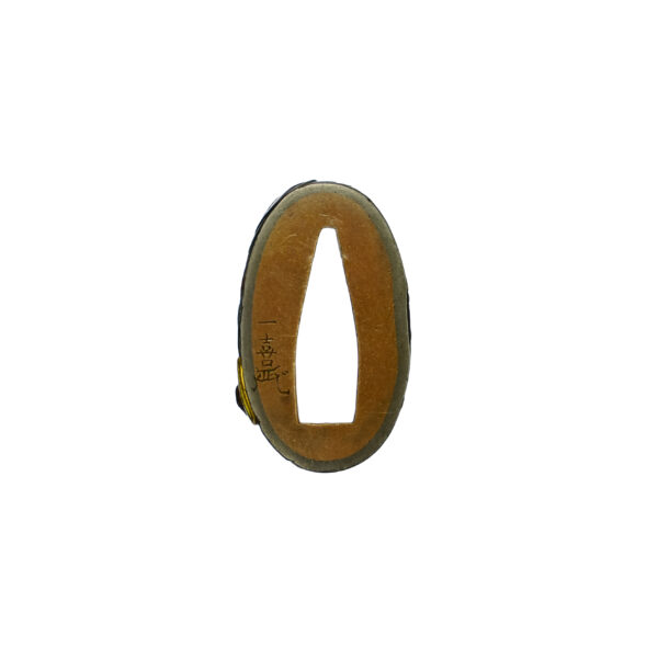 Antique Fuchi Kashira for Samurai Sword with NBTHK <strong><span style="color: #ff0000;">Tokubetsu Hozon</span></strong> Certificate (F-41) - Image 9