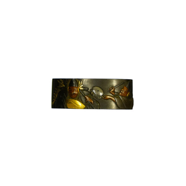 Antique Fuchi Kashira for Samurai Sword with NBTHK <strong><span style="color: #ff0000;">Tokubetsu Hozon</span></strong> Certificate (F-41) - Image 7