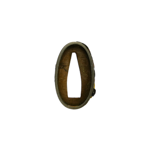 Antique Fuchi Kashira for Samurai Sword with NBTHK <strong><span style="color: #ff0000;">Tokubetsu Hozon</span></strong> Certificate (F-41) - Image 10