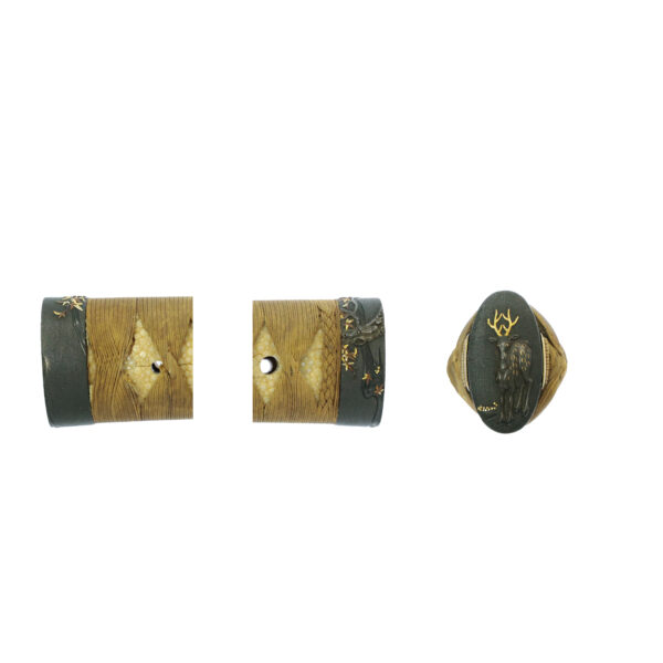 Antique Japanese Sword Daisho Signed by Hosokawa Masayoshi NBTHK<span style="color: #ff0000;"><strong> Tokubetsu Hozon</strong> </span>Token and Tosogu Certificate - Image 30