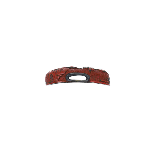 Antique Fuchi Kashira for Samurai Sword with NBTHK <strong><span style="color: #ff0000;">Hozon</span></strong> Certificate (F-42) - Image 6