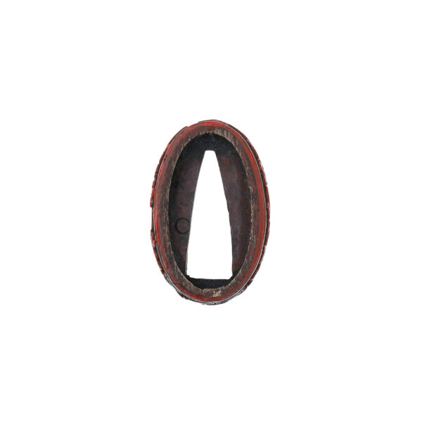 Antique Fuchi Kashira for Samurai Sword with NBTHK <strong><span style="color: #ff0000;">Hozon</span></strong> Certificate (F-42) - Image 10