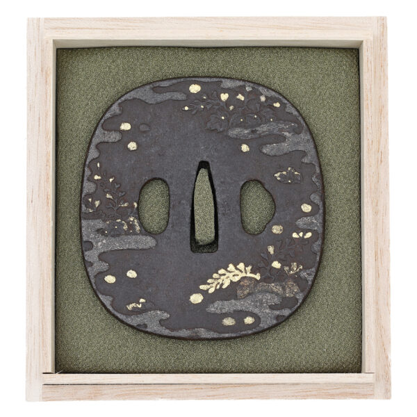 Antique Tsuba for Samurai Sword with NBTHK <strong><span style="color: #ff0000;">Hozon</span></strong> Certificate (T-718) - Image 3