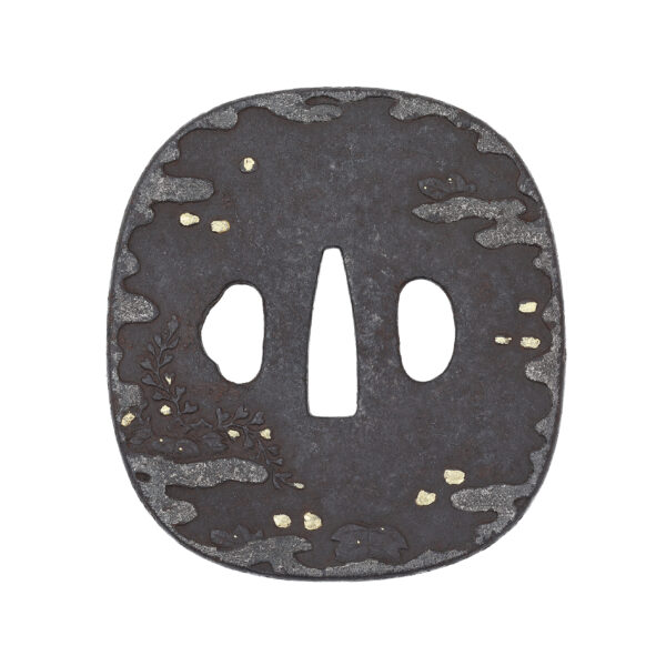 Antique Tsuba for Samurai Sword with NBTHK <strong><span style="color: #ff0000;">Hozon</span></strong> Certificate (T-718) - Image 4