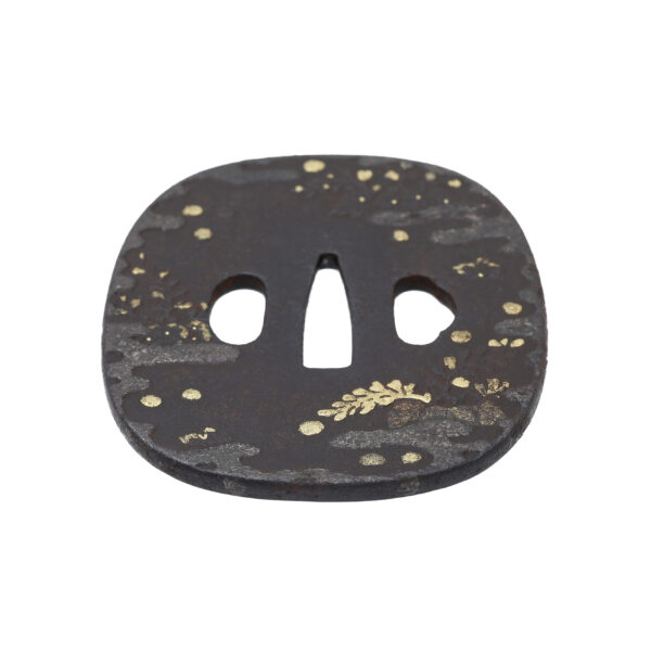 Antique Tsuba for Samurai Sword with NBTHK <strong><span style="color: #ff0000;">Hozon</span></strong> Certificate (T-718) - Image 5