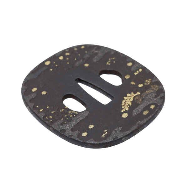 Antique Tsuba for Samurai Sword with NBTHK <strong><span style="color: #ff0000;">Hozon</span></strong> Certificate (T-718) - Image 6