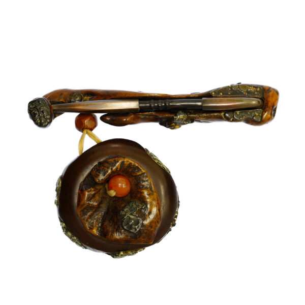Antique Tobacco Case-Tabaco Ire and Kiseru Set (Kiseru-16) - Image 4