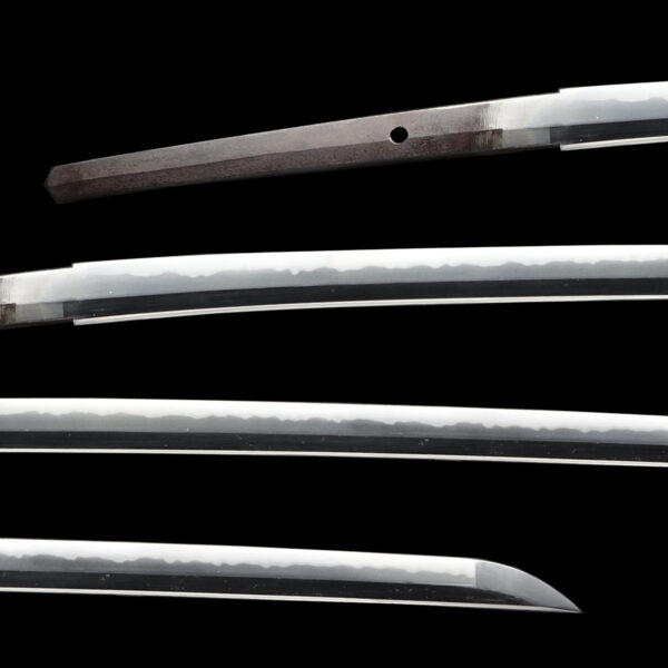 Modern Authentic Japanese Sword Katana Attributed to Nagamitsu <br> NTHK Kanteisho Certificate - Image 2
