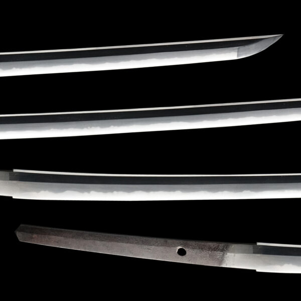 Modern Authentic Japanese Sword Katana Attributed to Nagamitsu <br> NTHK Kanteisho Certificate - Image 3