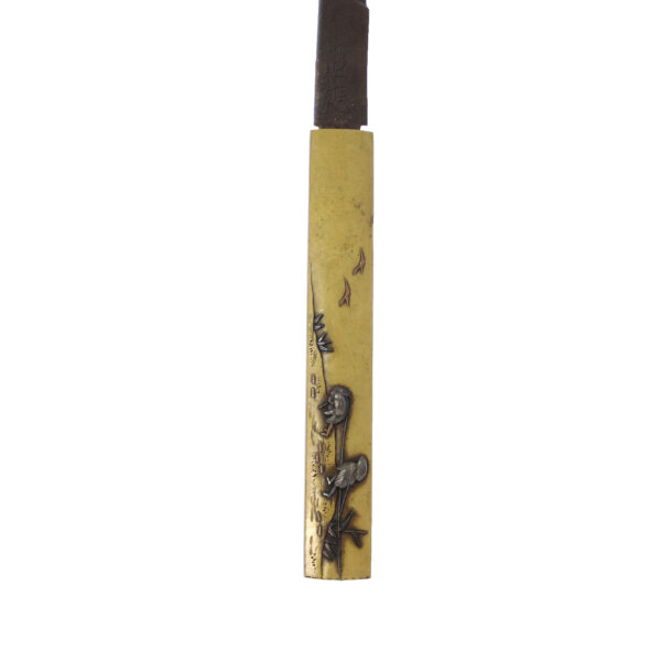 Antique Japanese Sword Wakizashi Signed by Chikanori<br> NBTHK <span style="color: #ff0000;"><strong> Tokubetsu Hozon</strong> </span>Certificate - Image 21
