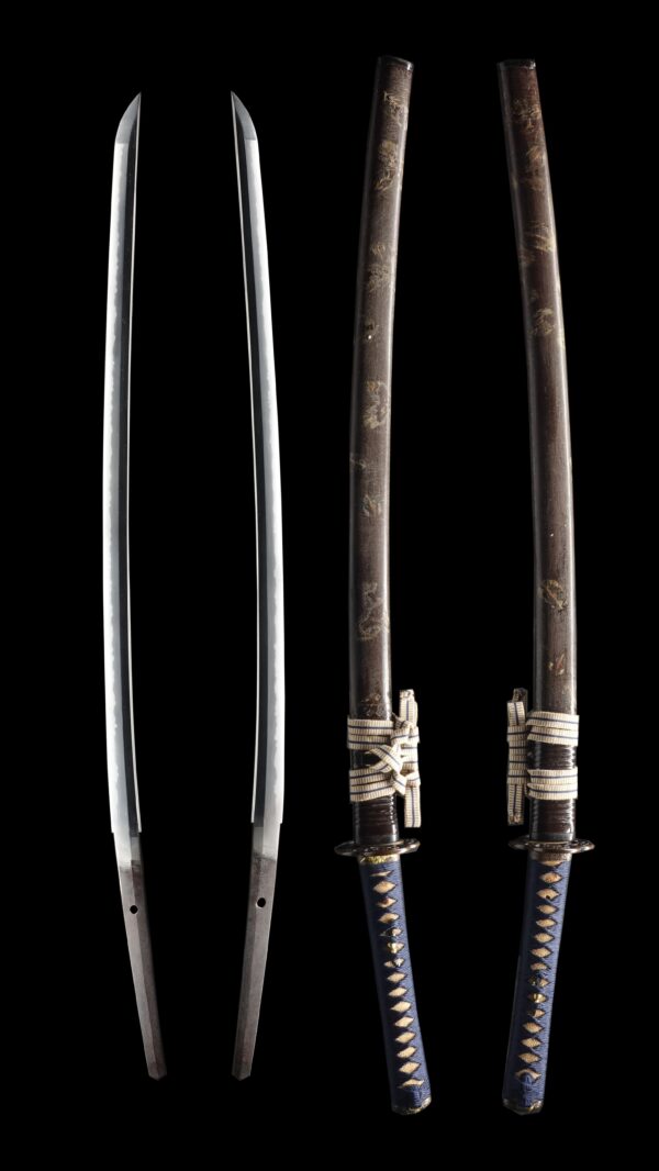Modern Authentic Japanese Sword Katana Attributed to Nagamitsu <br> NTHK Kanteisho Certificate - Image 8