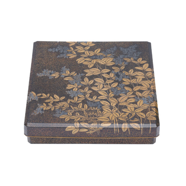 Japanese lacquer box<br>-Makie Suzuri Bako<br>Akikusa Zu (Suzuribako-18) - Image 6