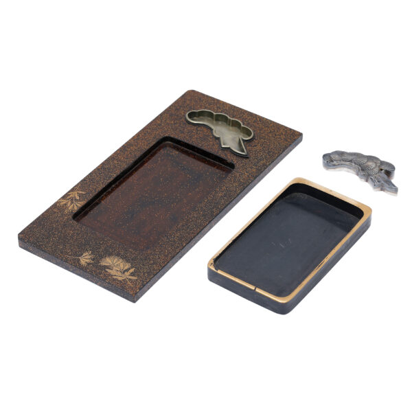 Japanese lacquer box<br>-Makie Suzuri Bako<br>Akikusa Zu (Suzuribako-18) - Image 10