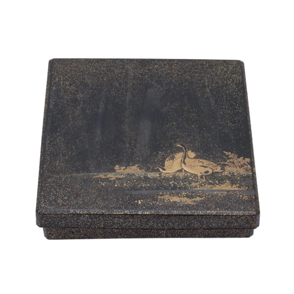 Japanese lacquer box<br>-Makie Suzuri Bako<br> Kari Zu  (Suzuribako-19) - Image 7