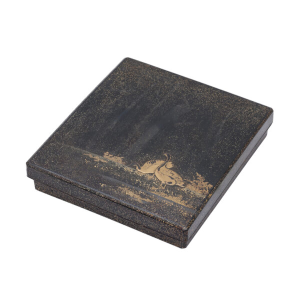 Japanese lacquer box<br>-Makie Suzuri Bako<br> Kari Zu  (Suzuribako-19) - Image 8
