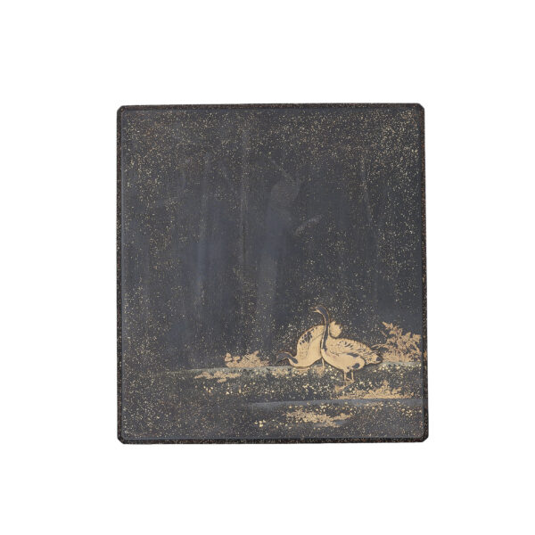 Japanese lacquer box<br>-Makie Suzuri Bako<br> Kari Zu  (Suzuribako-19) - Image 2