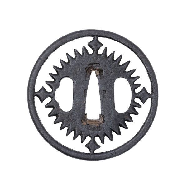 Antique Tsuba for Samurai Sword (T-730) - Image 3