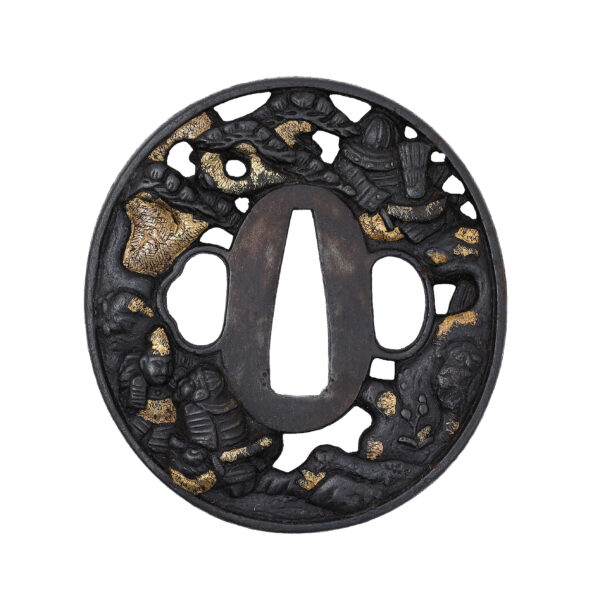 Antique Tsuba for Samurai Sword (T-732) - Image 3