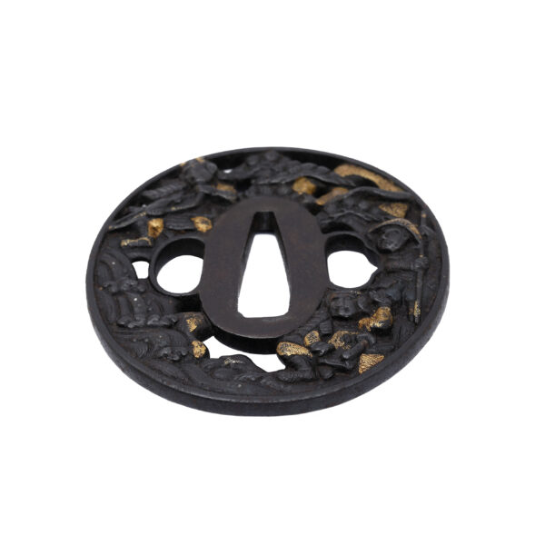 Antique Tsuba for Samurai Sword (T-732) - Image 4