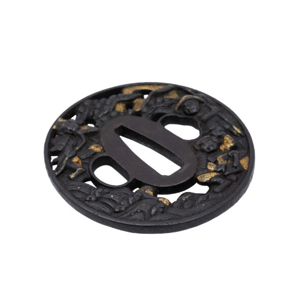 Antique Tsuba for Samurai Sword (T-732) - Image 5
