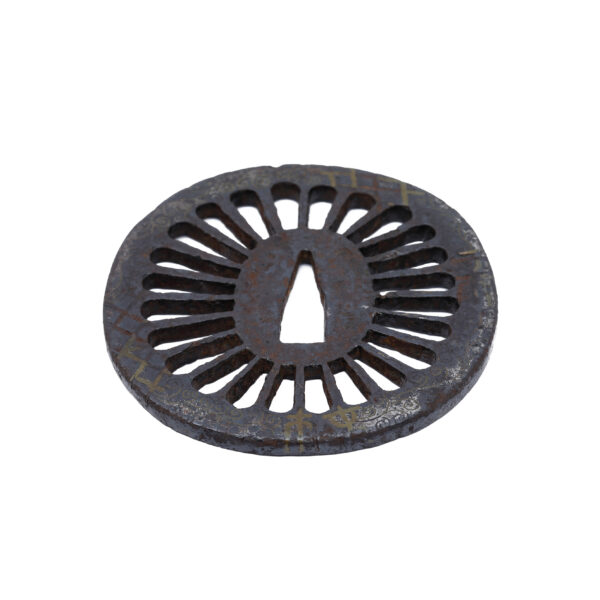 Antique Tsuba for Samurai Sword (T-733) - Image 4