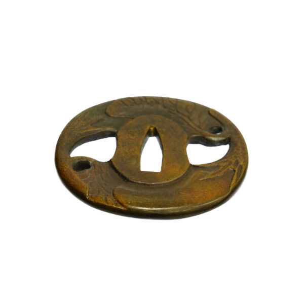 Antique Tsuba Set for Samurai Sword (T-699) - (T-701) - Image 8