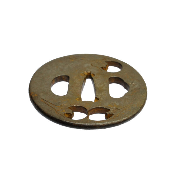 Antique Tsuba Set for Samurai Sword (T-699) - (T-701) - Image 10
