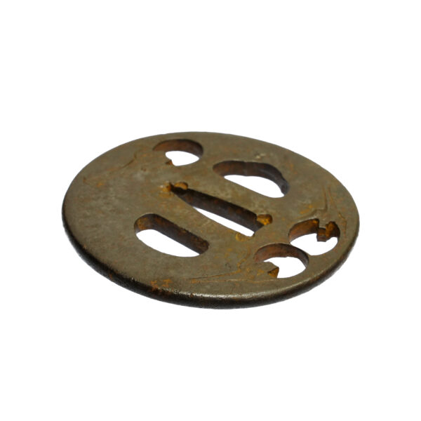 Antique Tsuba Set for Samurai Sword (T-699) - (T-701) - Image 11