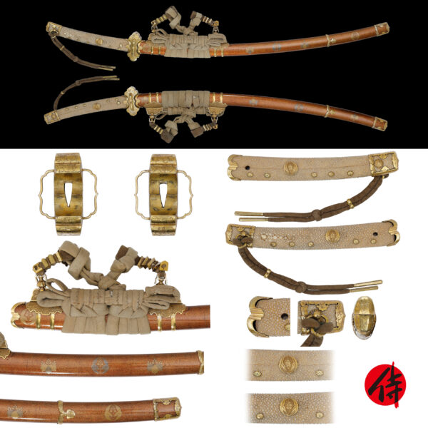 Tachi Koshirae for Samurai Sword<br> NO BLADE INCLUDED<br> Tokubetsu Kicho Kodogu (Koshirae-12)