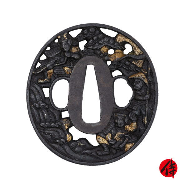 Antique Tsuba for Samurai Sword (T-732)