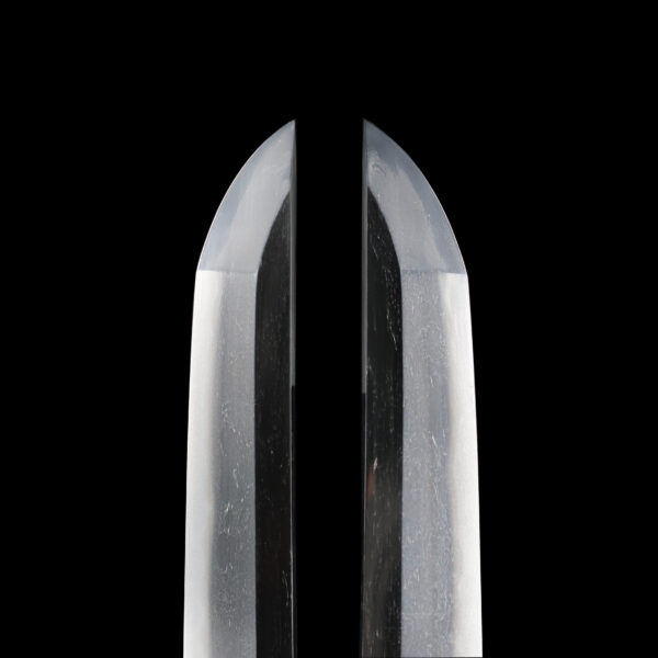 Antique Japanese Sword Daisho Attributed to Kaneharu /Signed by Mutsu no Kami Tadayoshi NBTHK<span style="color: #ff0000;"> Hozon </span>Certificate and<span style="color: #ff0000;"><strong> Tokubetsu Hozon</strong></span> Certificate - Image 10