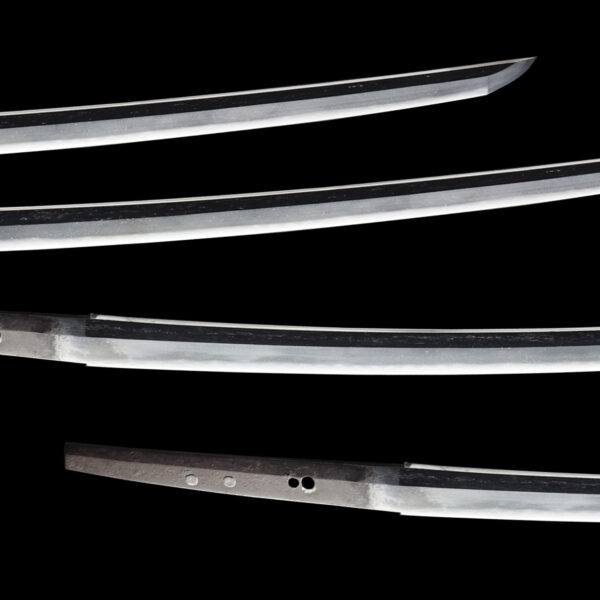 Antique Japanese Sword Daisho Attributed to Kaneharu /Signed by Mutsu no Kami Tadayoshi NBTHK<span style="color: #ff0000;"> Hozon </span>Certificate and<span style="color: #ff0000;"><strong> Tokubetsu Hozon</strong></span> Certificate - Image 3