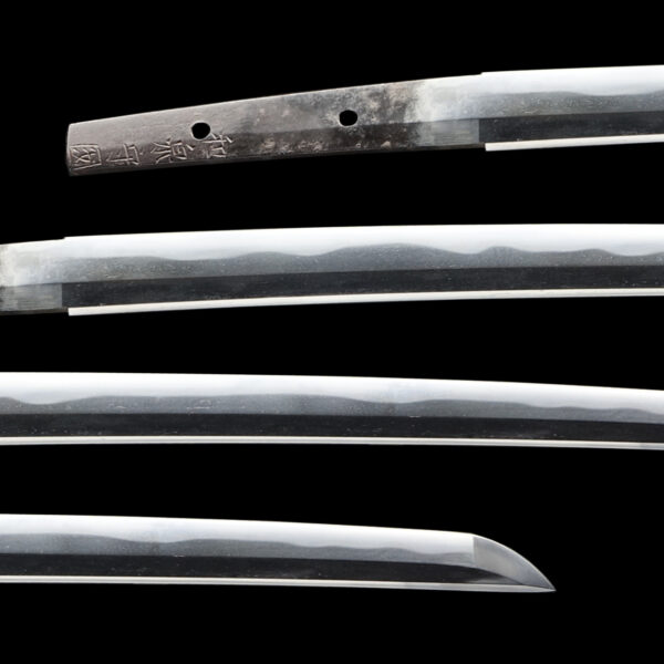 Antique Japanese Sword Wakizashi Signed by Kunisada<br>NBTHK <span style="color: #ff0000;">Hozon </span>Certificate - Image 2