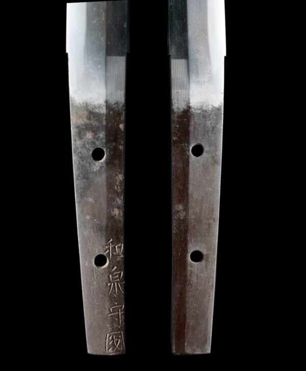 Antique Japanese Sword Wakizashi Signed by Kunisada<br>NBTHK <span style="color: #ff0000;">Hozon </span>Certificate - Image 9