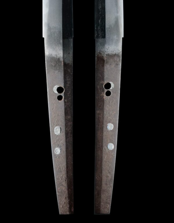 Antique Japanese Sword Daisho Attributed to Kaneharu /Signed by Mutsu no Kami Tadayoshi NBTHK<span style="color: #ff0000;"> Hozon </span>Certificate and<span style="color: #ff0000;"><strong> Tokubetsu Hozon</strong></span> Certificate - Image 16