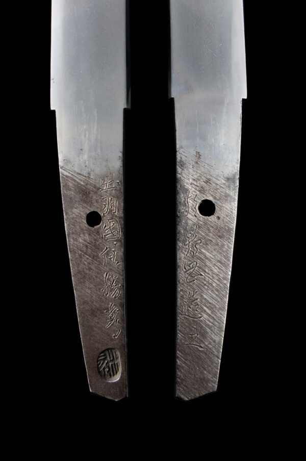 Antique Japanese Sword Wakizashi Signed by Dewa no Kuni Ju Katsuhide<br> NBTHK <span style="color: #ff0000;"><strong> Tokubetsu Hozon</strong> </span>Certificate - Image 9