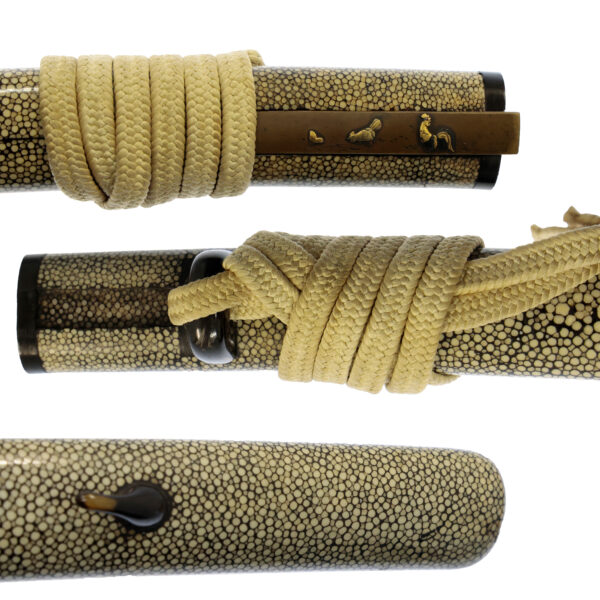 Antique Japanese Sword Wakizashi Signed by Kanesada<br>NBTHK <span style="color: #ff0000;">Hozon </span>Certificate - Image 23