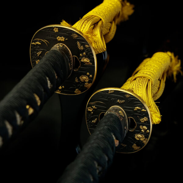Antique Japanese Sword Daisho Attributed to Kaneharu /Signed by Mutsu no Kami Tadayoshi NBTHK<span style="color: #ff0000;"> Hozon </span>Certificate and<span style="color: #ff0000;"><strong> Tokubetsu Hozon</strong></span> Certificate - Image 31