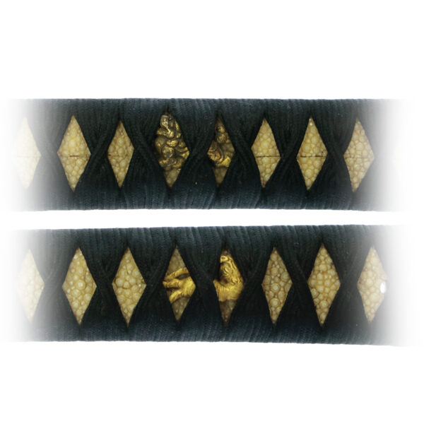 Antique Japanese Sword Daisho Attributed to Kaneharu /Signed by Mutsu no Kami Tadayoshi NBTHK<span style="color: #ff0000;"> Hozon </span>Certificate and<span style="color: #ff0000;"><strong> Tokubetsu Hozon</strong></span> Certificate - Image 37