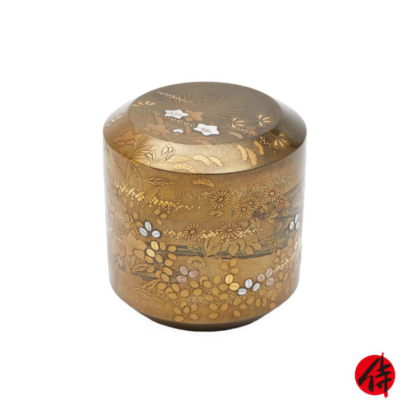 Antique Japanese Tea Caddy<br>Natsume (Tea Tool-50)