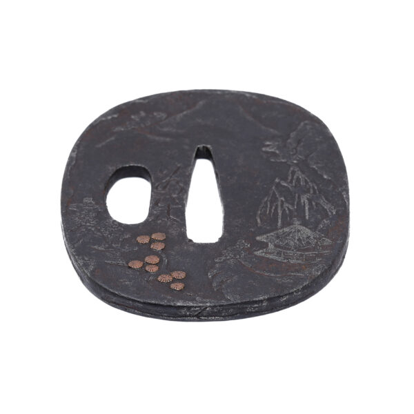 Antique Tsuba for Samurai Sword (T-742) - Image 4