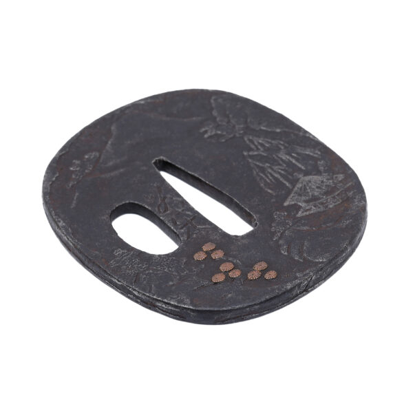 Antique Tsuba for Samurai Sword (T-742) - Image 5