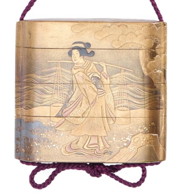 Traditional Japanese case<br>-Antique Inro (IR-33) - Image 3