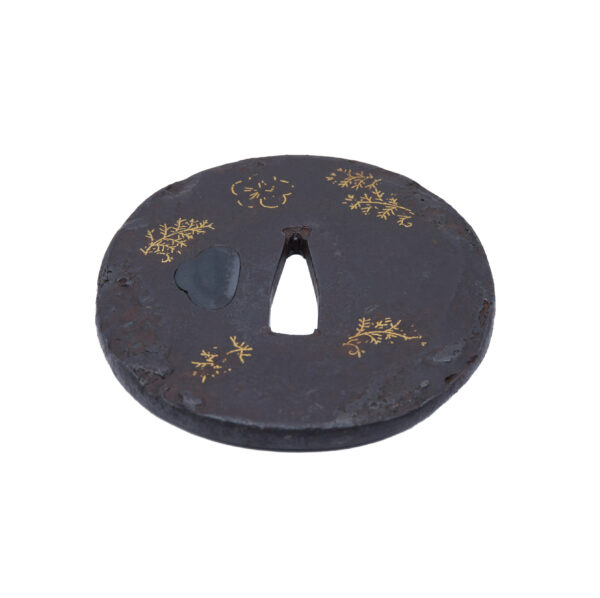 Antique Tsuba for Samurai Sword with Nihon Tousougu Kenkyukai Certificate (T-755) - Image 4