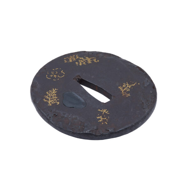 Antique Tsuba for Samurai Sword with Nihon Tousougu Kenkyukai Certificate (T-755) - Image 5