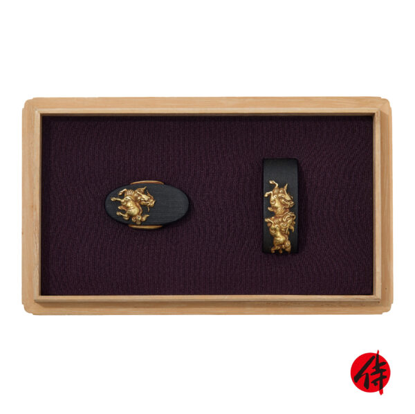 Antique Fuchi Kashira for Samurai Sword (F-46)