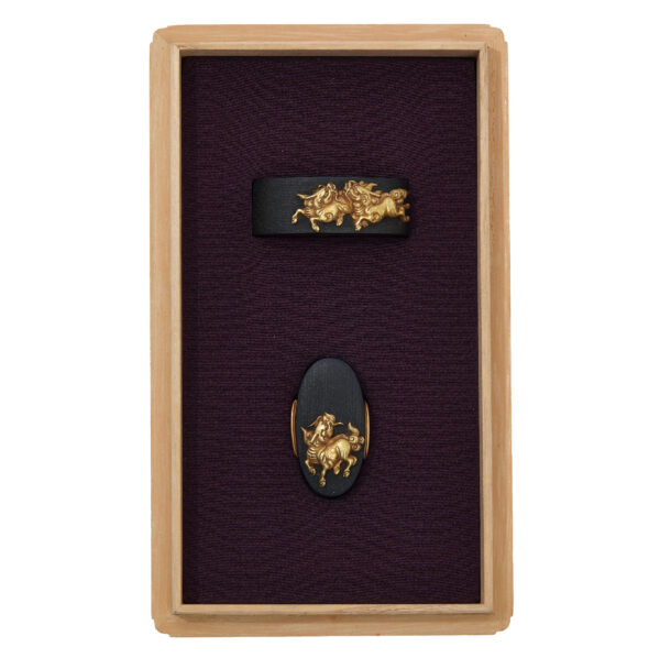 Antique Fuchi Kashira for Samurai Sword (F-46) - Image 2
