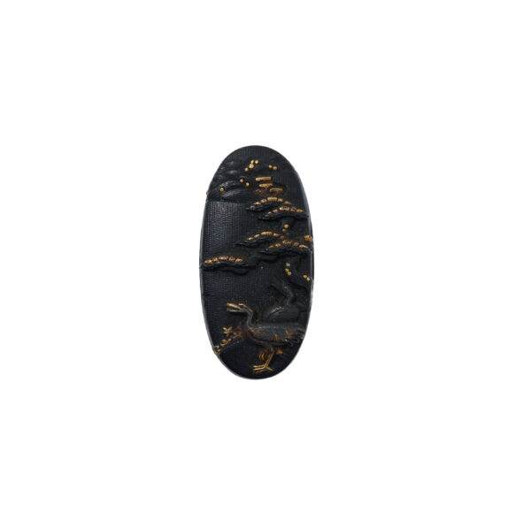 Antique Fuchi Kashira for Samurai Sword (F-44) - Image 2